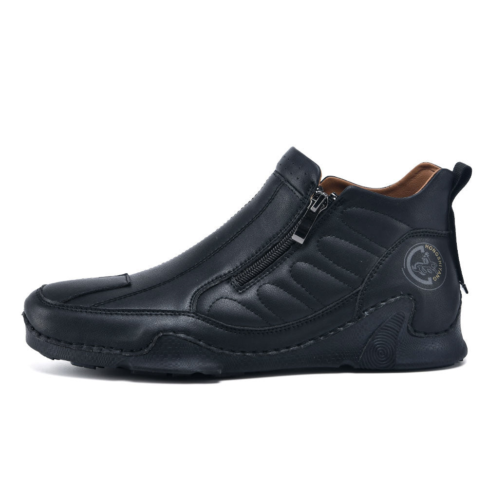 🔥Last Day Promotion 70% OFF🎁Men's Waterproof Orthopedic Walking Shoes, Improve Posture, Pain Free, Easy On Off, For Riding Driving and Daily Commutes