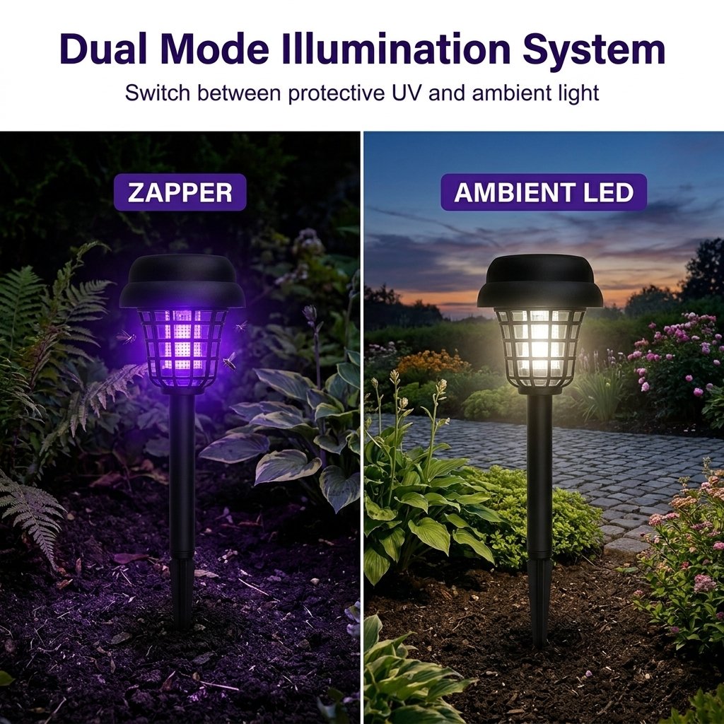 Switch between light and zapper modes