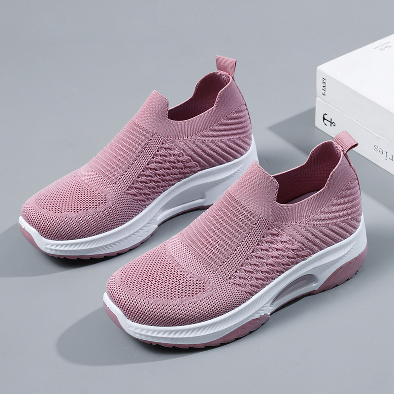 Shoes for women 2023 new foreign trade thick-soled women's shoes casual fashion sports shoes women's mesh shoes breathable manufacturers wholesale