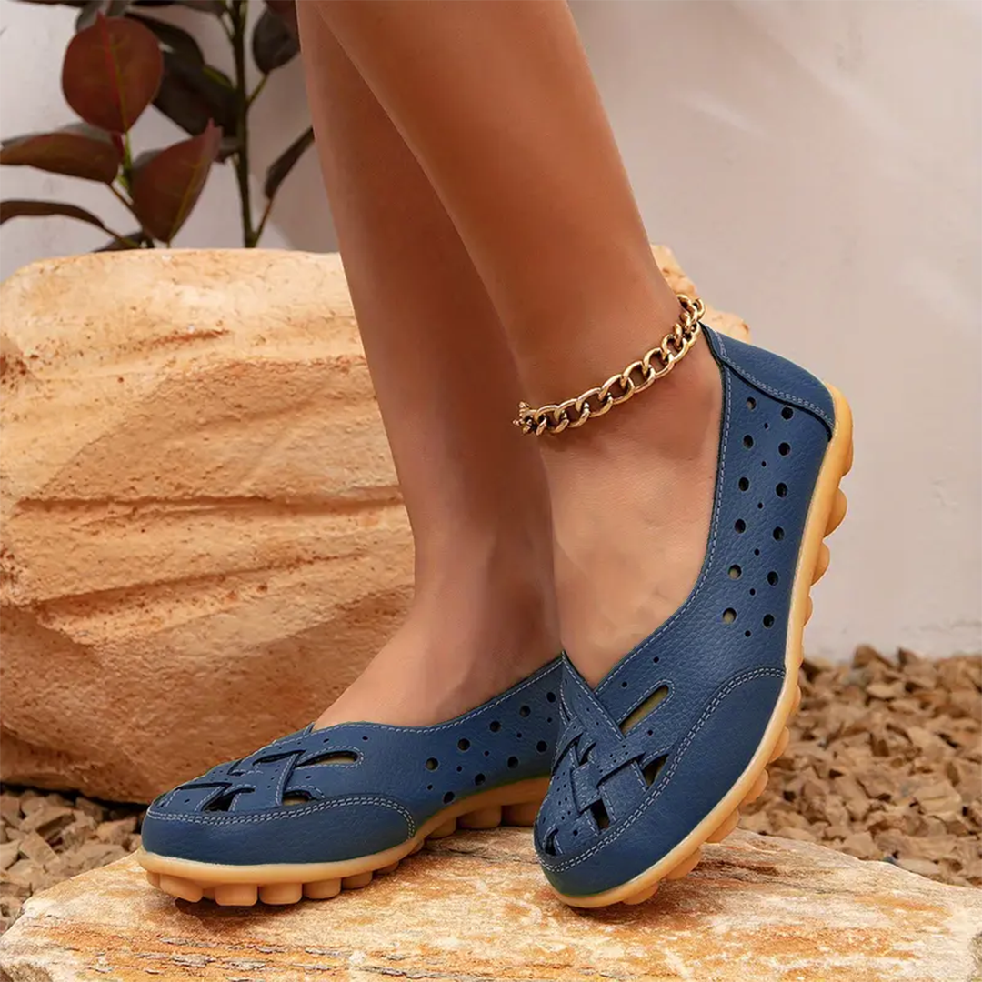 Comfyfleek Wide Toe Box & Wide Size Leather Moccasin - New Colors