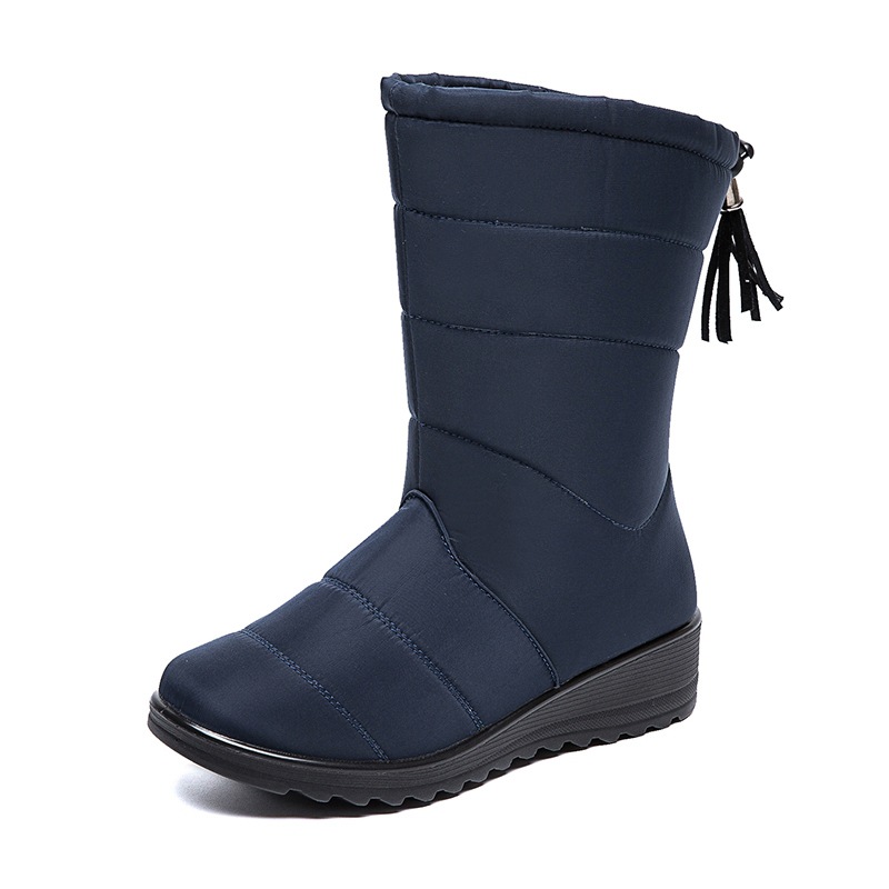 Women's Fringed Waterproof Snow Boots