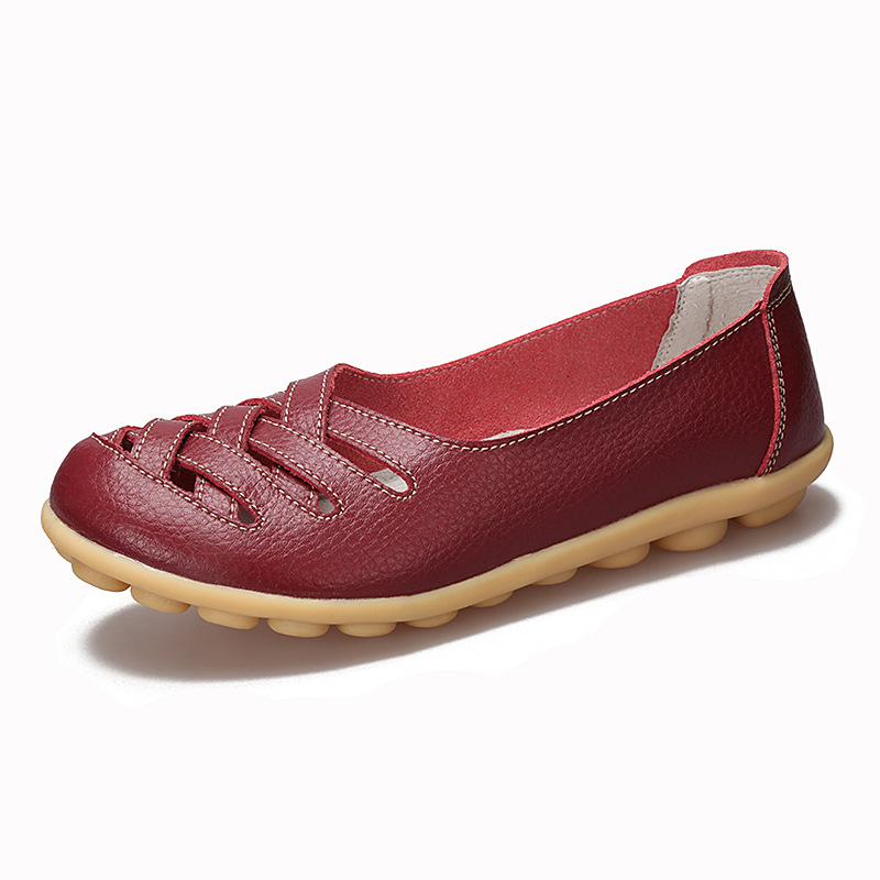 NEW - Women's Breathable Leather Loafers