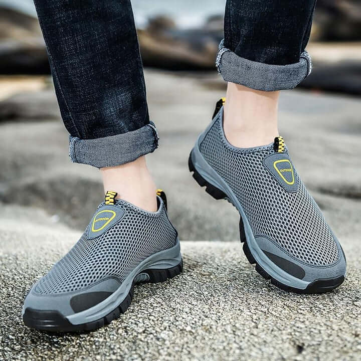 Men's Orthopedic Outdoor Walking Shoes | Odor-Resistant