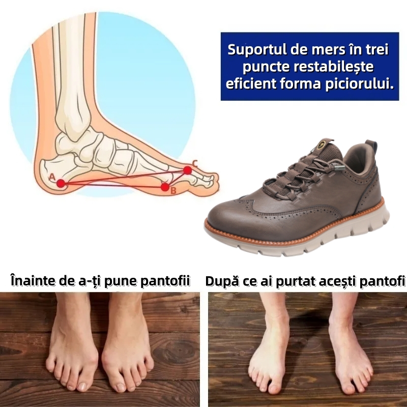 Last Day 60% OFF🔥 -Ergonomic Genuine Leather Hiking Shoes ✅ — Effortlessly Relieve Foot Pain — Non-Slip & Waterproof 💧