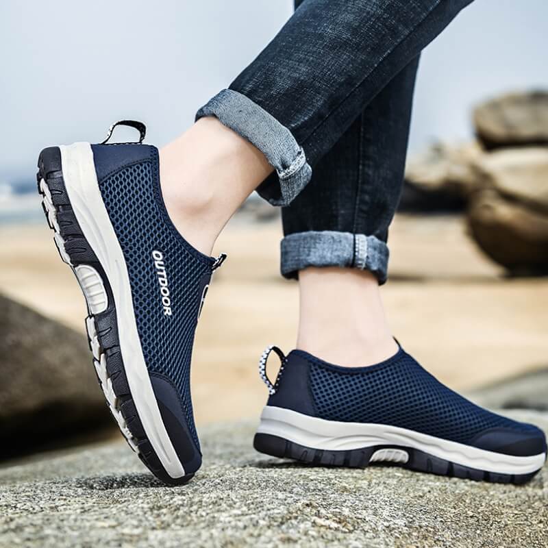 Men's Orthopedic Outdoor Walking Shoes | Odor-Resistant