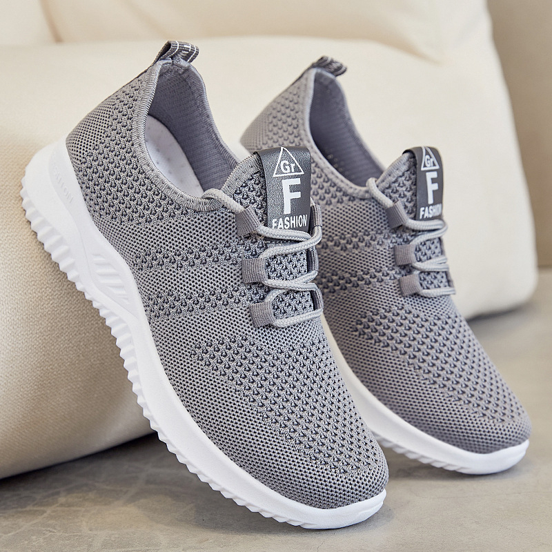 Women's Casual Walking Shoes - Breathable Mesh, Cushioned Sole for Pain-Free Wear