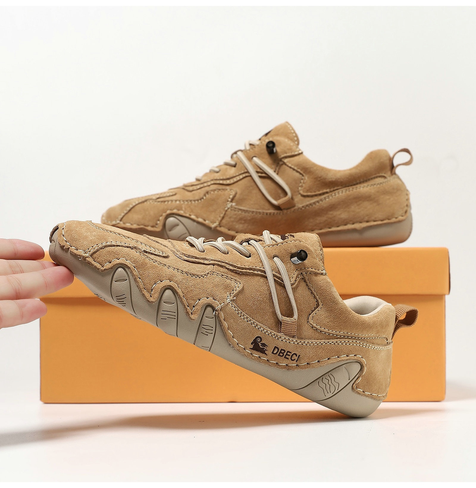 Top Layer Genuine Leather Popular Large Size  Women'S Shoes Outdoor Casual Shoes Summer Sports Shoes