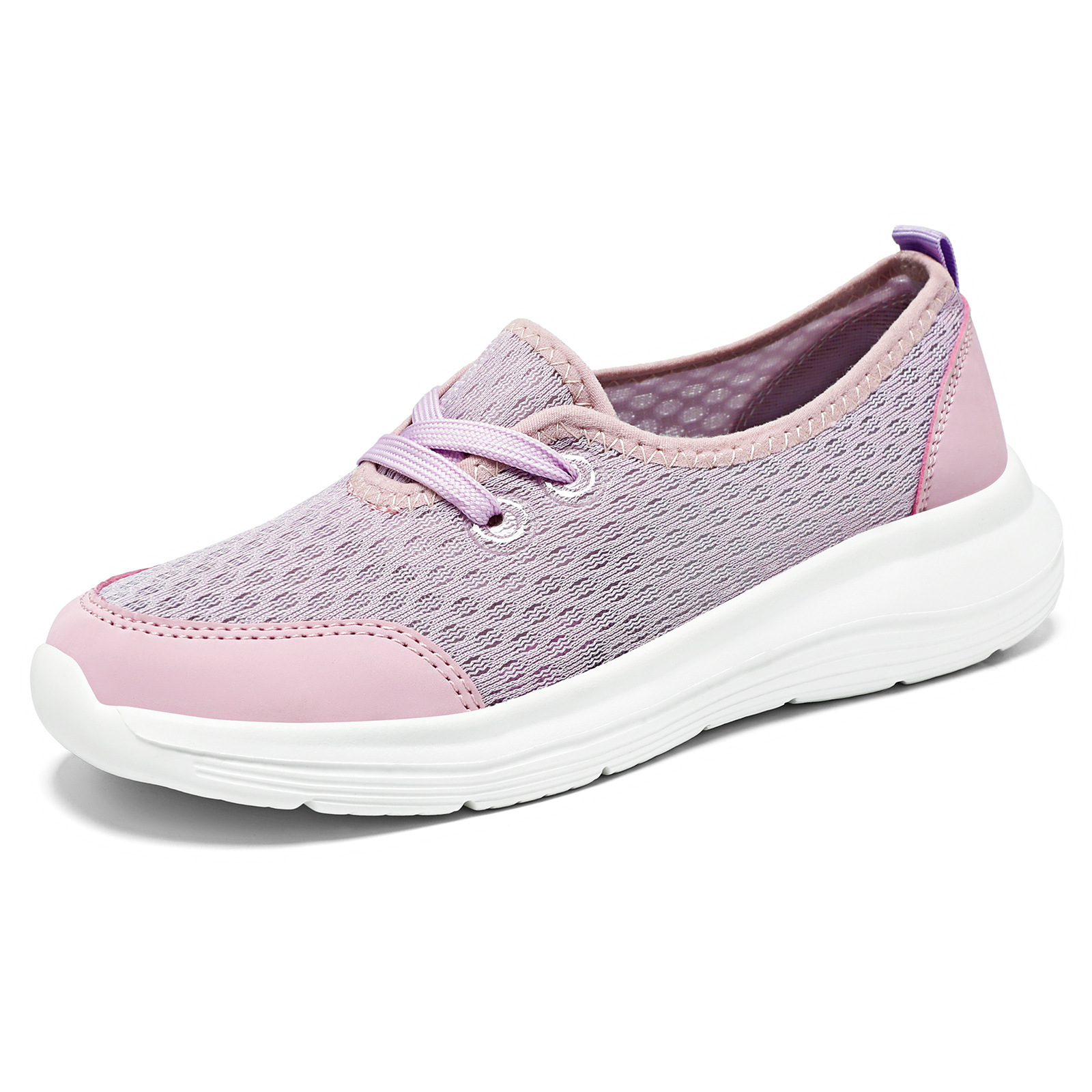 Women's Comfy Mesh Sneakers – Say Goodbye to Sweaty Feet & Tying Laces, Non-Slip for Steady Steps