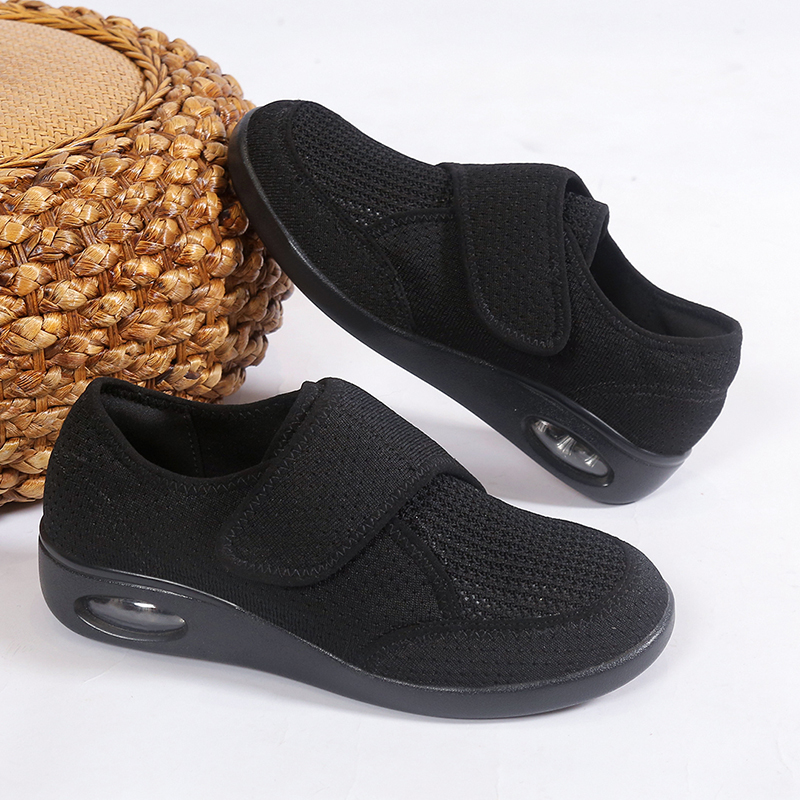 🌸🎉 Trendy Must-Have! Only a Few Left! ✨🥿💫Women's Nursing Home Wide Toe Orthopedic Adjustable Strap Neuropathic Shoes