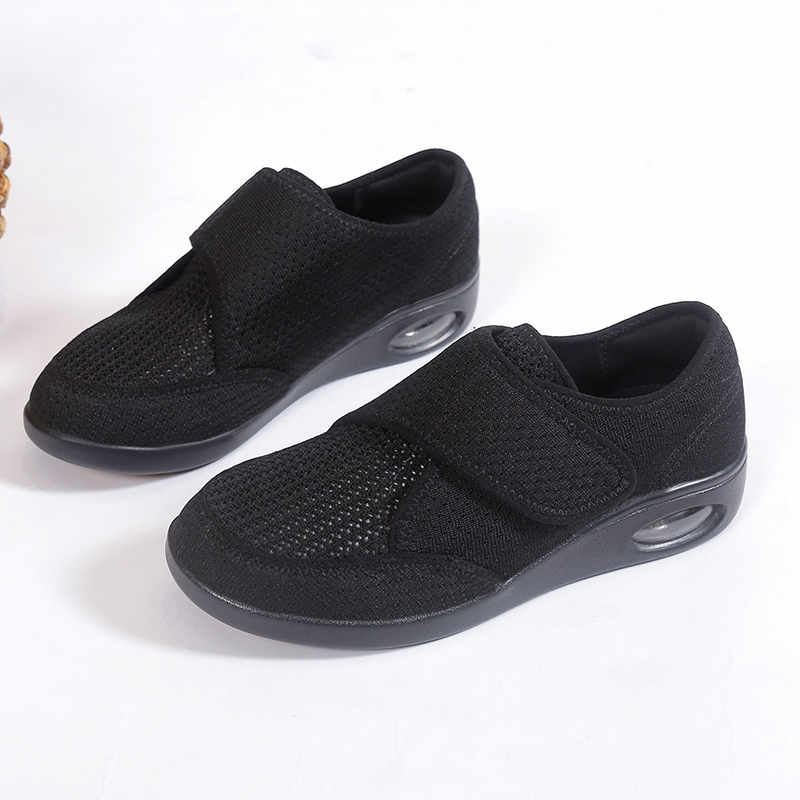 🌸🎉 Trendy Must-Have! Only a Few Left! ✨🥿💫Women's Nursing Home Wide Toe Orthopedic Adjustable Strap Neuropathic Shoes