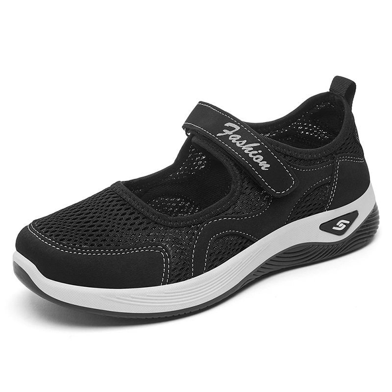 Women's Woven Orthopedic Breathable Soft Shoes Outdoor Comfort Casual Fashion Sneakers Slip on Diabetic Foam Shoes Arch Support