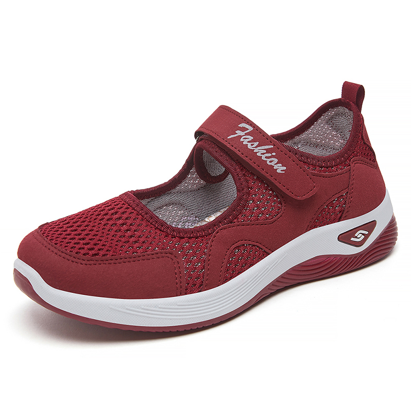 Women's Woven Orthopedic Breathable Soft Shoes Outdoor Comfort Casual Fashion Sneakers Slip on Diabetic Foam Shoes Arch Support