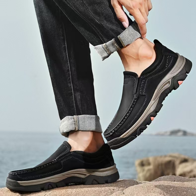 ⏰Last Day!45% OFF 🔥MANTRAFF®Men's Handmade Genuine Leather Orthopedic Walking Shoes