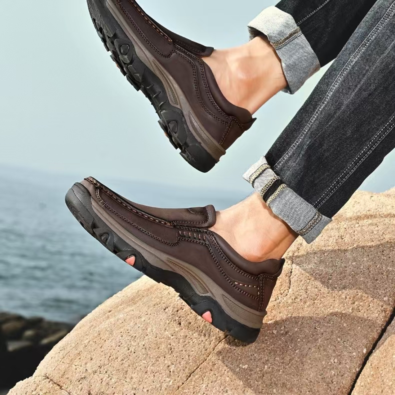 ⏰Last Day!45% OFF 🔥MANTRAFF®Men's Handmade Genuine Leather Orthopedic Walking Shoes