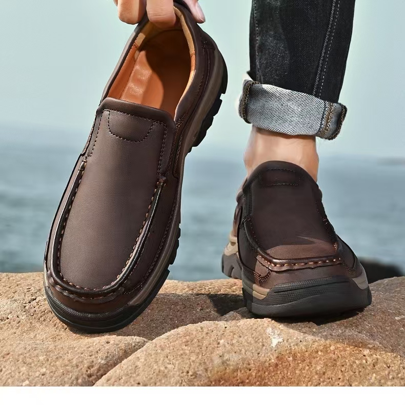 ⏰Last Day!45% OFF 🔥MANTRAFF®Men's Handmade Genuine Leather Orthopedic Walking Shoes