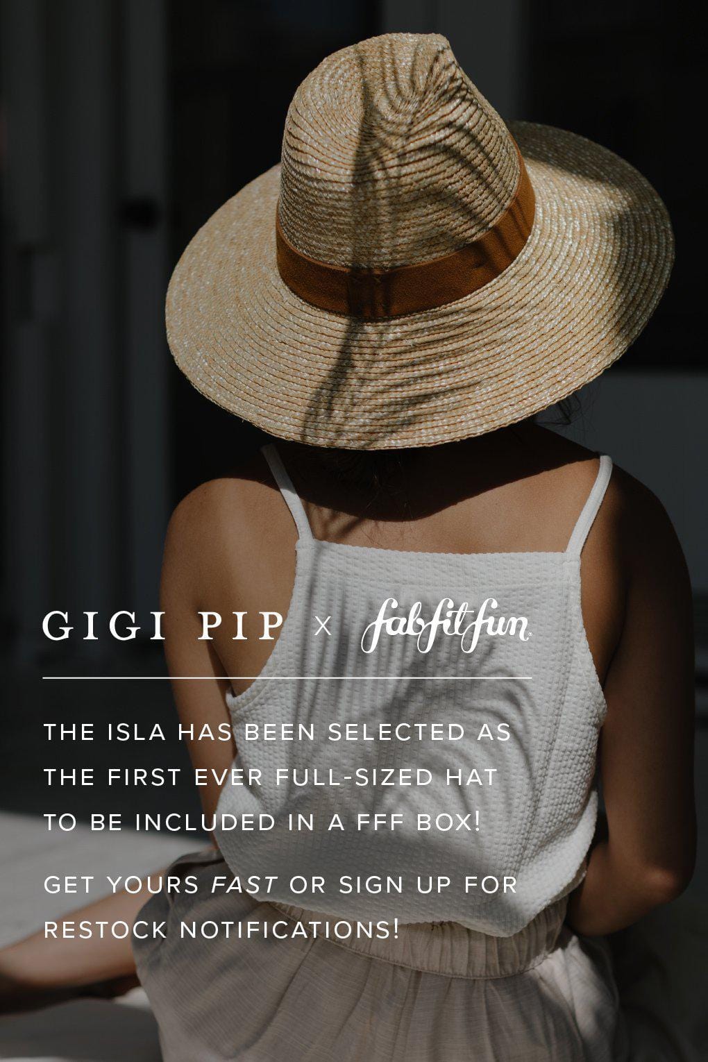 Isla Straw Fedora