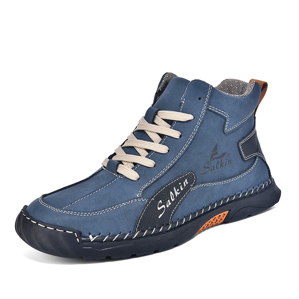Men's Orthopedic Leather Shoes - Wide Toe | Waterproof | Structured Support | Non-Slip | Anti-Wear | Comfortable