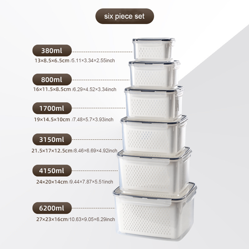🍓 Food Storage Containers for Refrigerator Organization