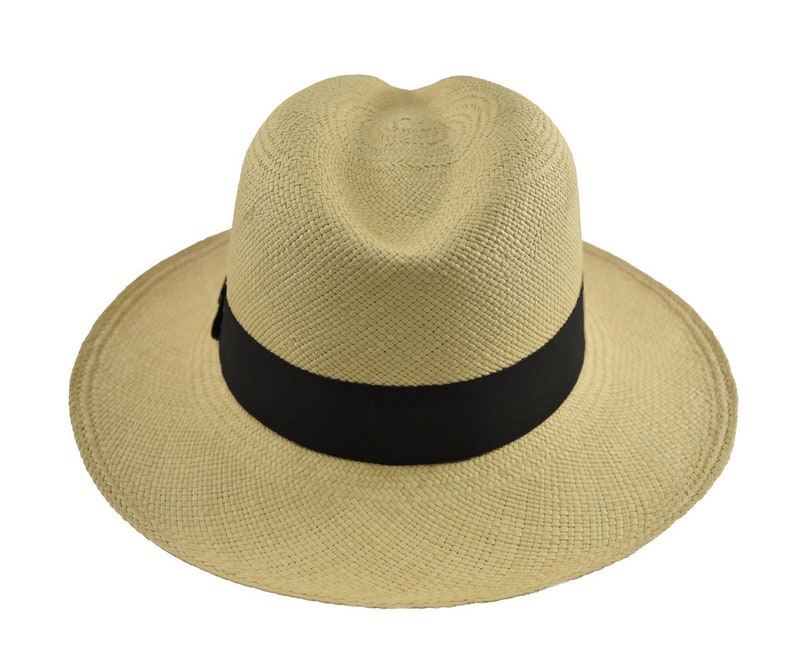 Genuine Panama Hat - Customizable Band Color