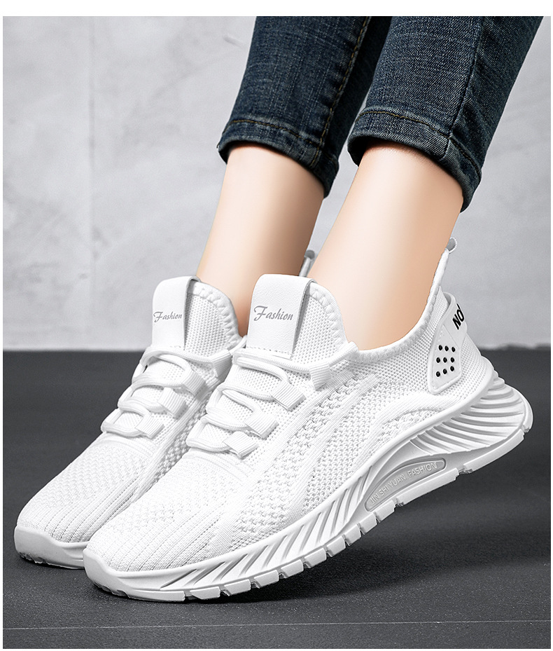 ⏰ Limited Time Sale 60% OFF - Women's Breathable Knit Sneakers, Summer Casual Slip-On Sport Shoes