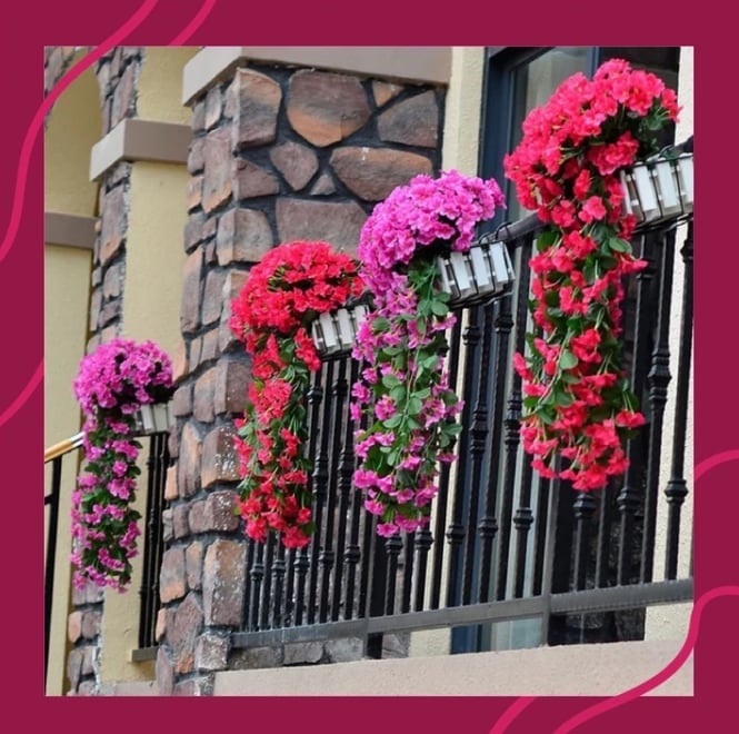 ✨This Week's Special Price $14.99💥Vivid Artificial Hanging Orchid Bunch🌷