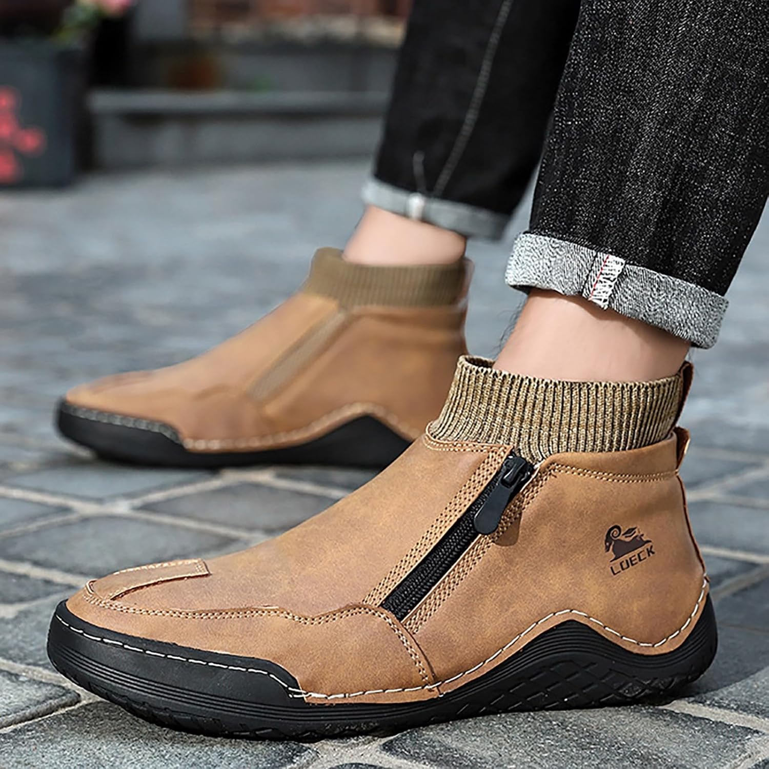 🔥On This Week Sale 70% OFF🔥Men's Casual Sneakers - Breathable Synthetic Upper, Non-Slip Rubber Sole, Comfortable Fabric Lining for Walking & Driving