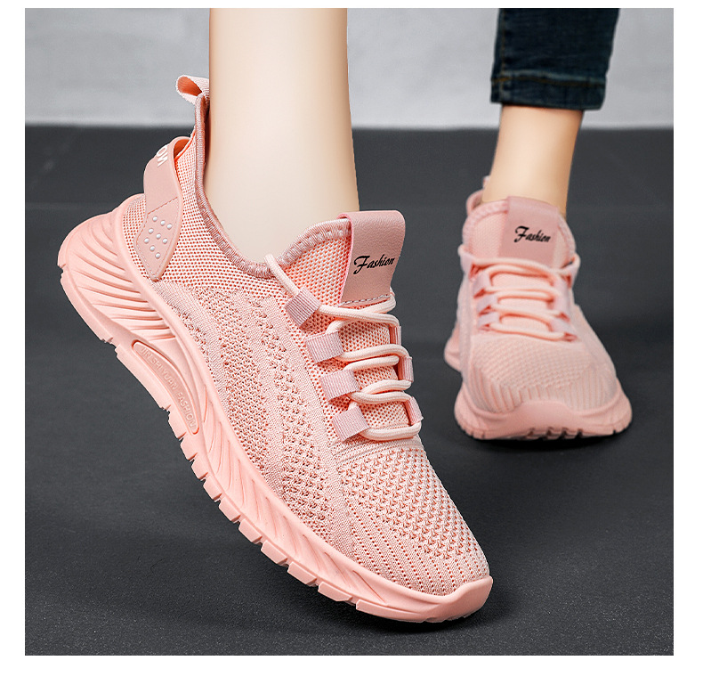 ⏰ Limited Time Sale 60% OFF - Women's Breathable Knit Sneakers, Summer Casual Slip-On Sport Shoes
