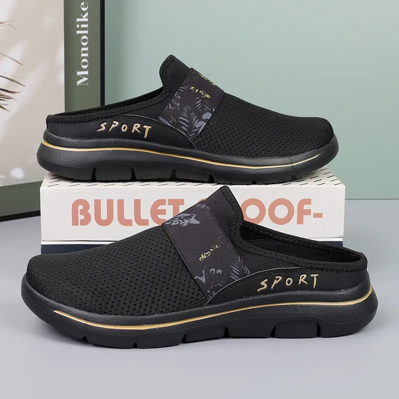🔥Trendy Must-Have! Unisex Breathable Mesh Slip-On Mules – Lightweight Non-Slip Casual Shoes