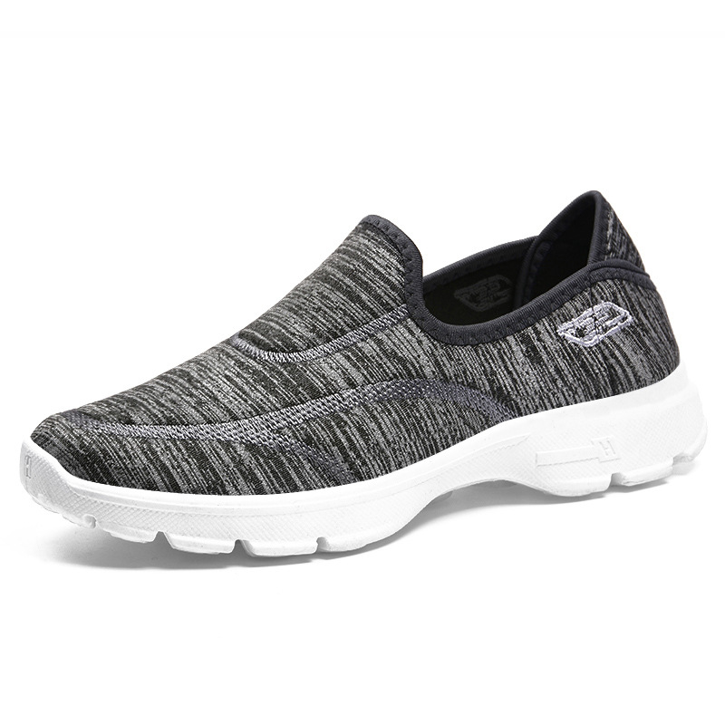 Women's No-Tie Walking Shoes - Breathable Mesh, Cushioned for Seniors & Daily