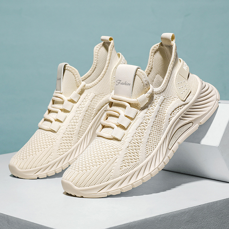 ⏰ Limited Time Sale 60% OFF - Women's Breathable Knit Sneakers, Summer Casual Slip-On Sport Shoes