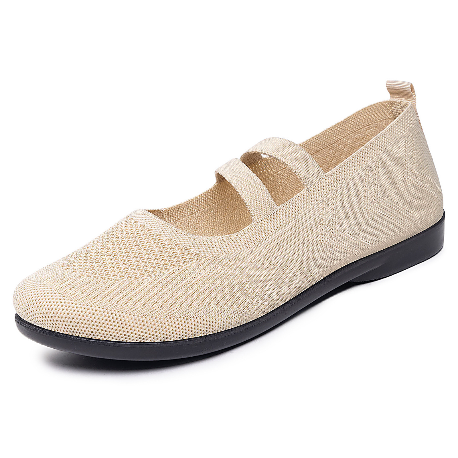 Women's Breathable Mesh Mary Jane Shoes – Easy Slip-On, Non-Slip Sole for All-Day Comfort