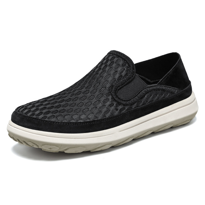 Shoes Men'S Casual Shoes Summer New Style Feiwei Breathable Non-Stinky Casual Shoes Soft Sole Lightweight Old Beijing Cloth Shoes