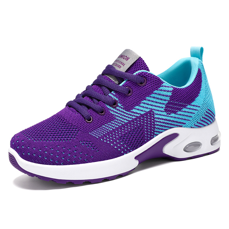 Women'S Shoes Spring Cross-Border Women'S Sports Shoes Large Size Soft Sole Running Shoes Air Cushion Shoes Shoes Casual Mesh Shoes