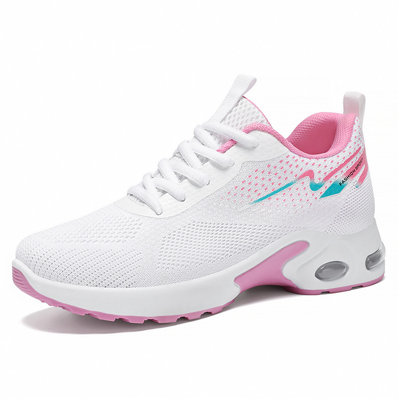 Women'S Shoes Spring Cross-Border Women'S Sports Shoes Large Size Soft Sole Running Shoes Air Cushion Shoes Shoes Casual Mesh Shoes