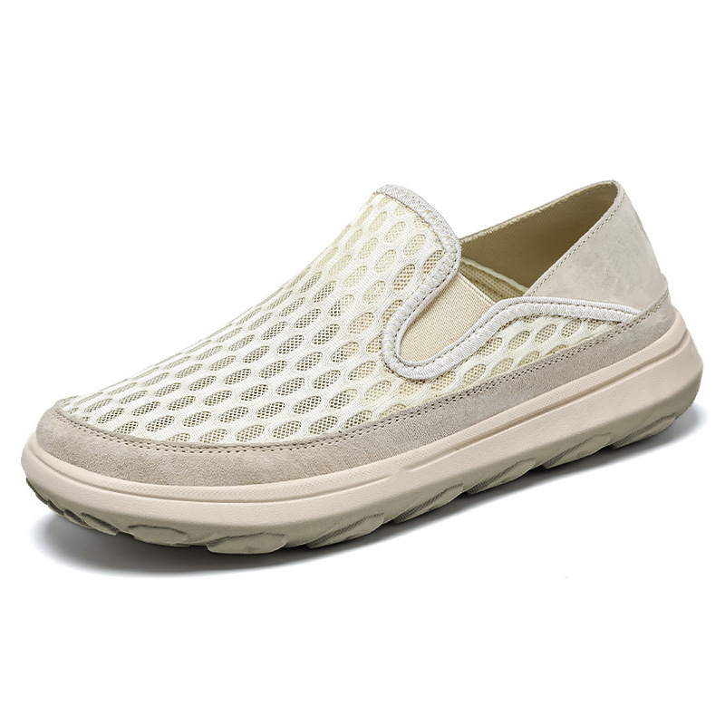 Shoes Men'S Casual Shoes Summer New Style Feiwei Breathable Non-Stinky Casual Shoes Soft Sole Lightweight Old Beijing Cloth Shoes