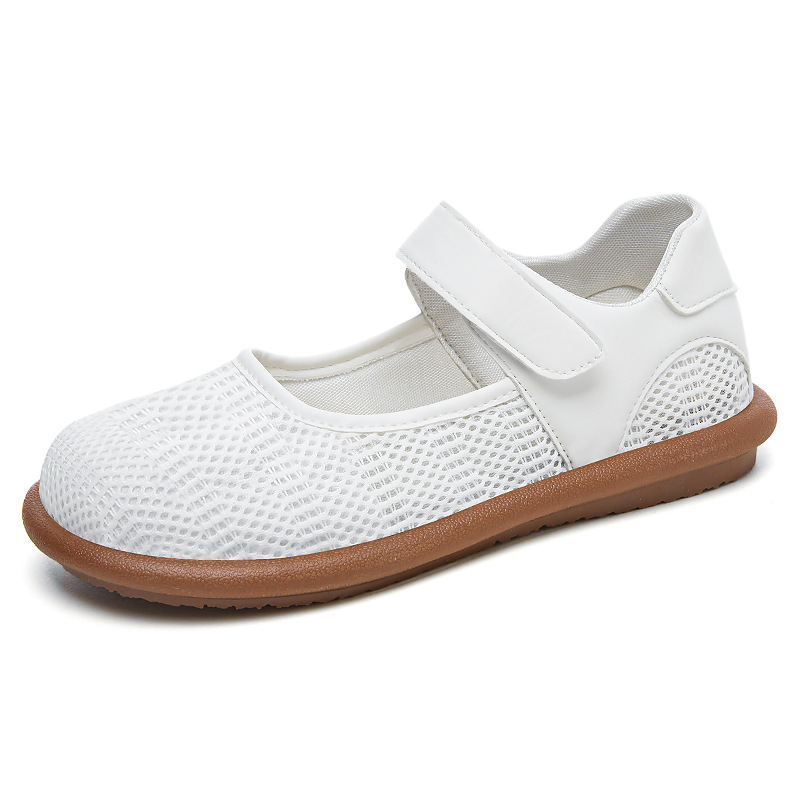 Old Beijing Cloth Shoes For Women New Style Mesh Breathable Middle-Aged And Elderly Mother'S Shoes Velcro Convenient Casual Shoes Women'S Shoes For Sale