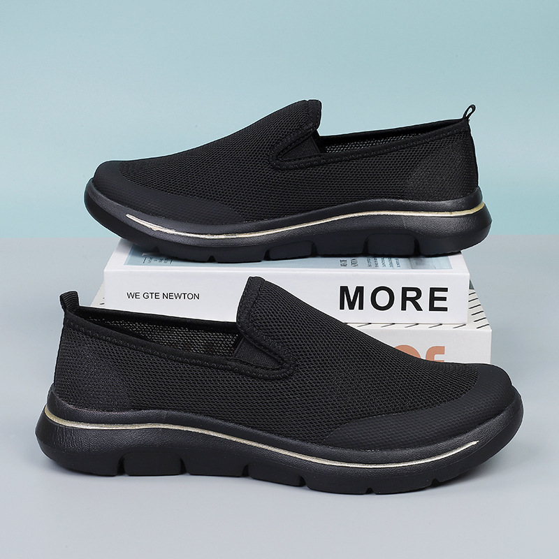 Unisex Breathable Mesh Shoes - Slip-On, Non-Slip & Lightweight