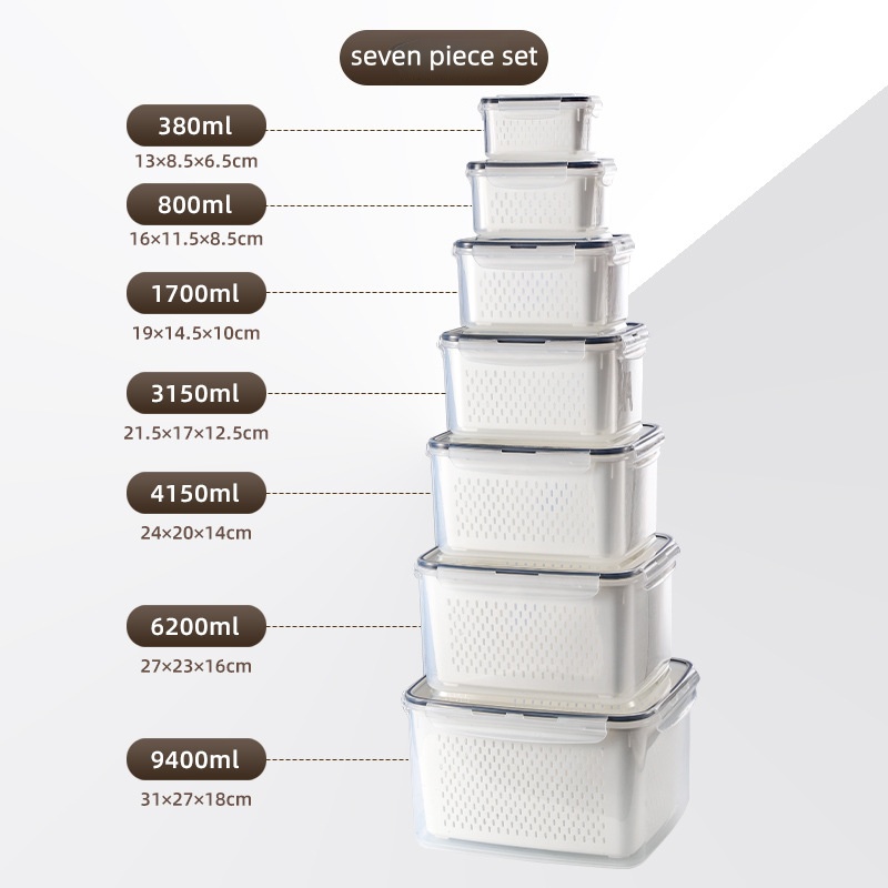 🍓 Food Storage Containers for Refrigerator Organization