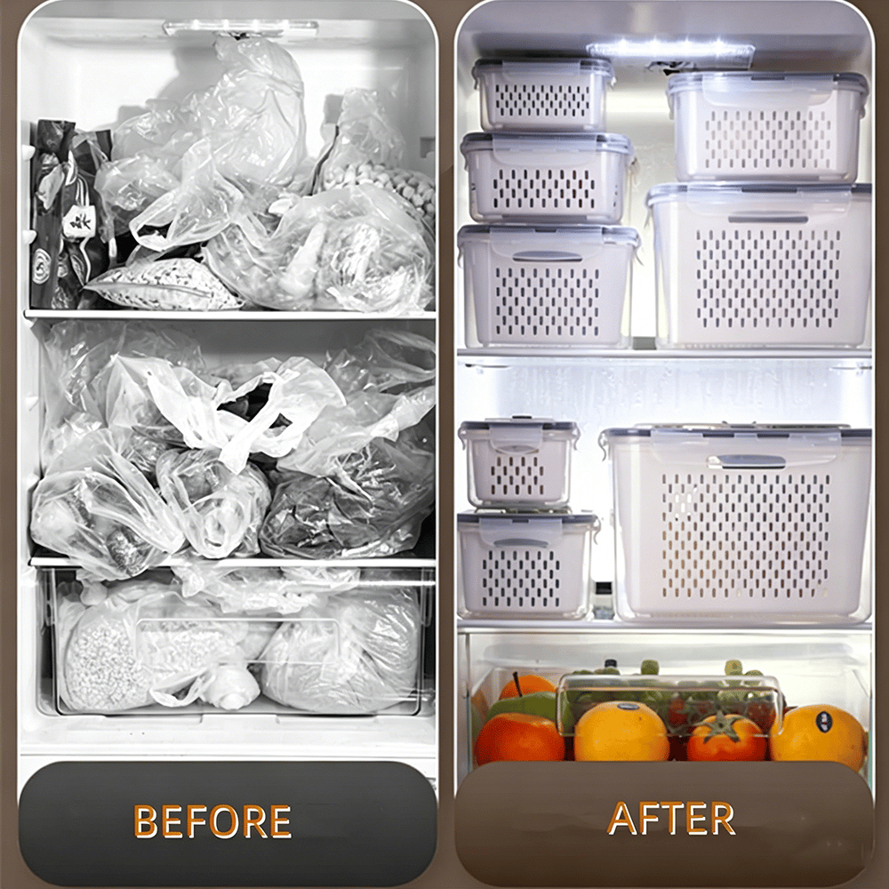 🍓 Food Storage Containers for Refrigerator Organization