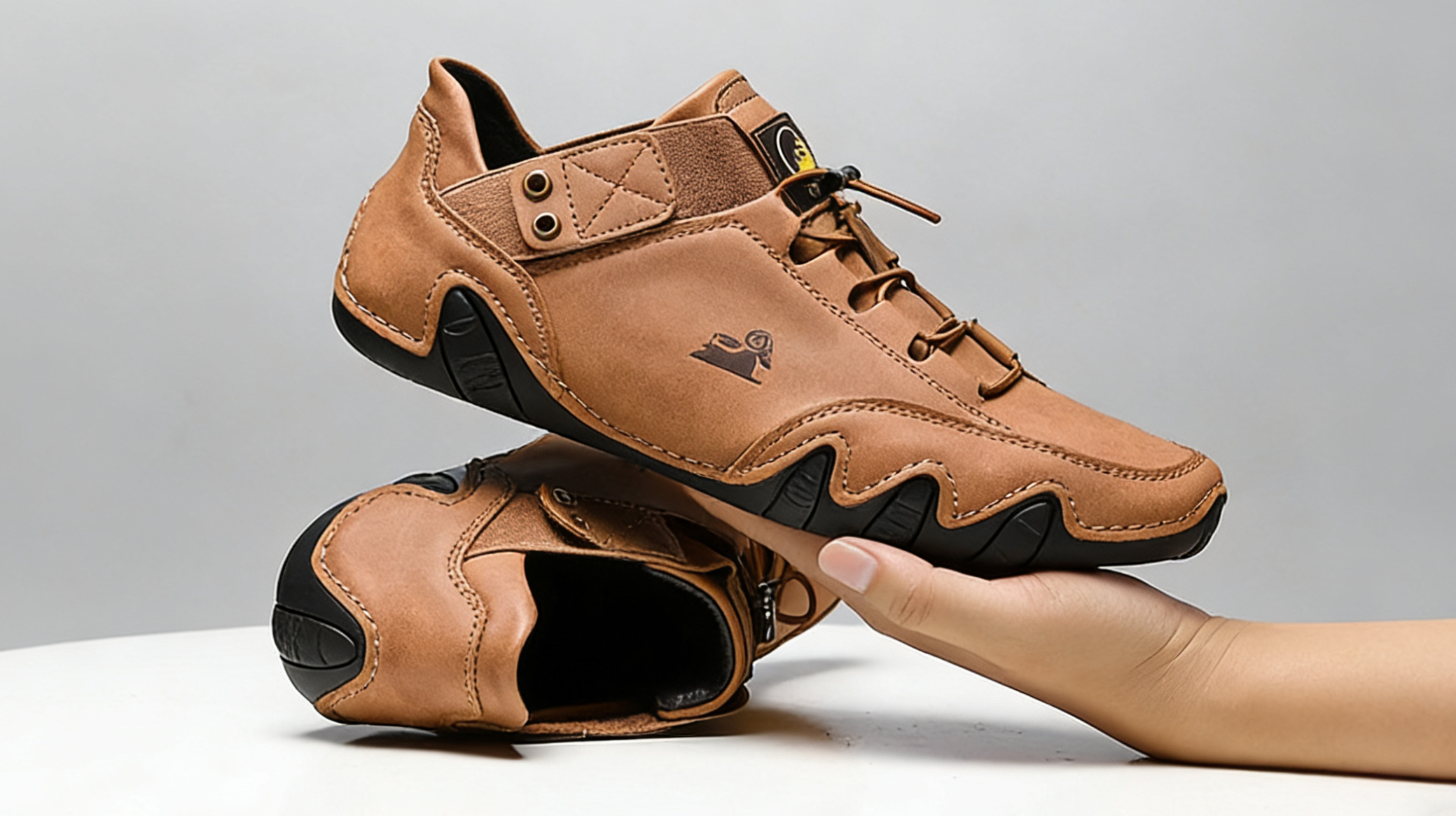 Last Day 70% OFF🔥Men's Genuine Hot Sale Orthopedic High Top Shoes
