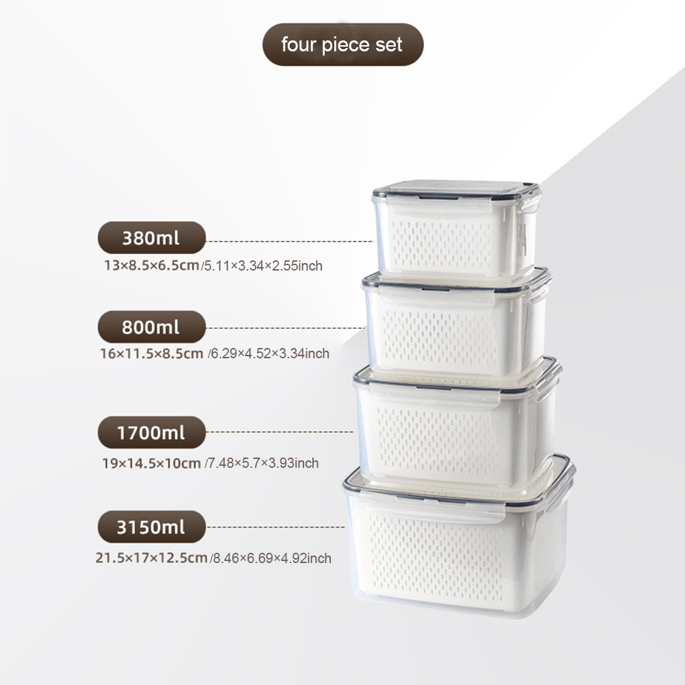 🍓 Food Storage Containers for Refrigerator Organization