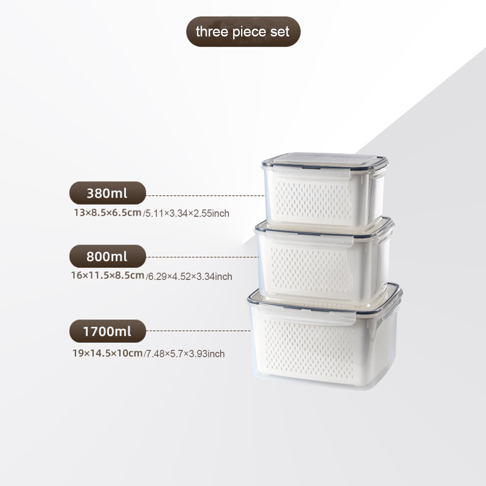 🍓 Food Storage Containers for Refrigerator Organization