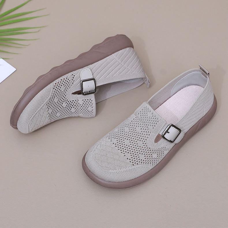 Women's Wide Toe Box Mesh Sneakers | Non-Slip & Lightweight for Fatigue-Free Feet