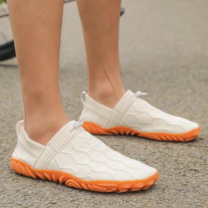 Versatile Barefoot Breathable Fly Knit Sports Shoes For Men And Women Outdoor Sports Running Exercise Absorbent Sweat Daily Walking Morning Exercise Shoes