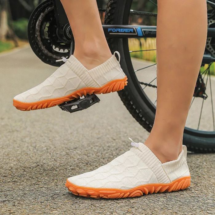 Versatile Barefoot Breathable Fly Knit Sports Shoes For Men And Women Outdoor Sports Running Exercise Absorbent Sweat Daily Walking Morning Exercise Shoes