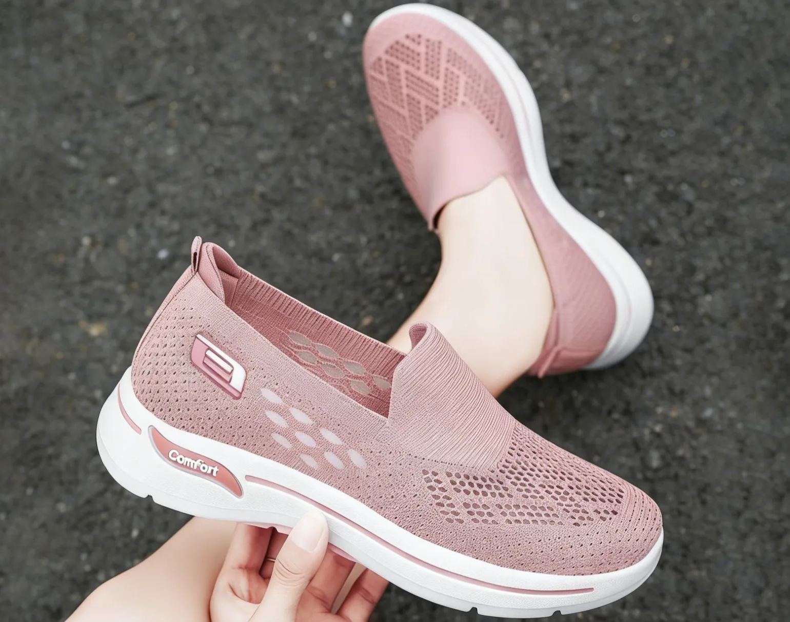 Shoes For Women, Summer Mesh Shoes, Old Beijing Cloth Shoes, Middle-Aged And Elderly Walking Mom Shoes, Women'S Casual Single Shoes, Flat Heels