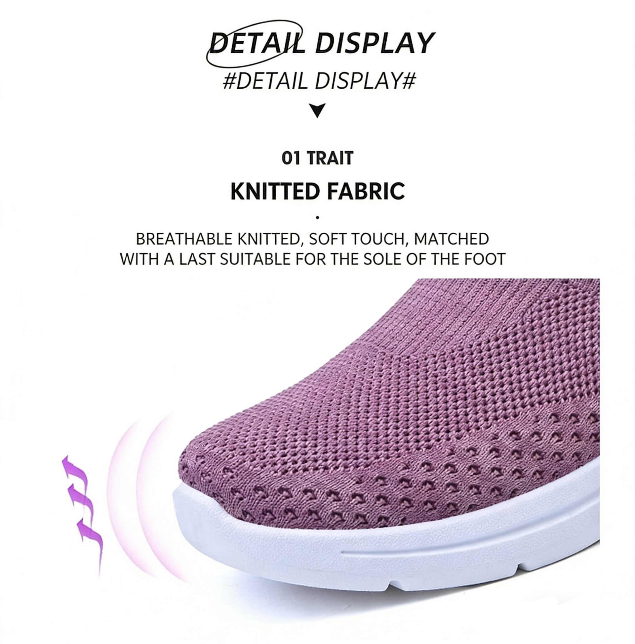 Jianbu Women's Breathable Comfort Sneakers - Soft Sole Fashion Walking Shoes