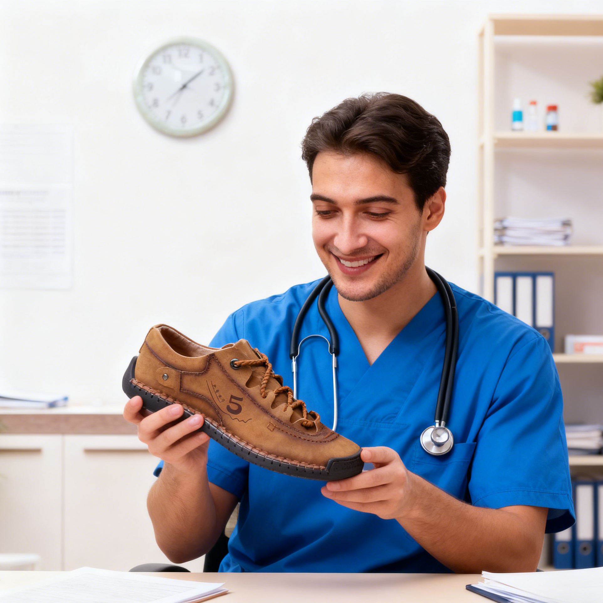 Scarpe ortopediche mediche Telvawear®: progettate ergonomicamente per alleviare il dolore alla schiena, ai piedi e alle articolazioni.