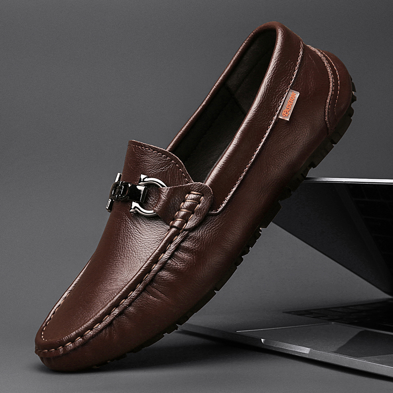 [Copy]TELVAWEARE Men's Casual Loafers Moccasin Slip on Flats Boat Casual Dress Driving Shoes