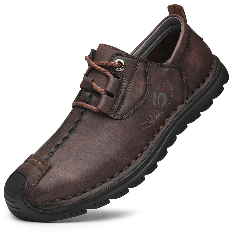 Men's Leather Casual Shoes Fashion Sneakers Driving Loafers Walking Shoes for Men